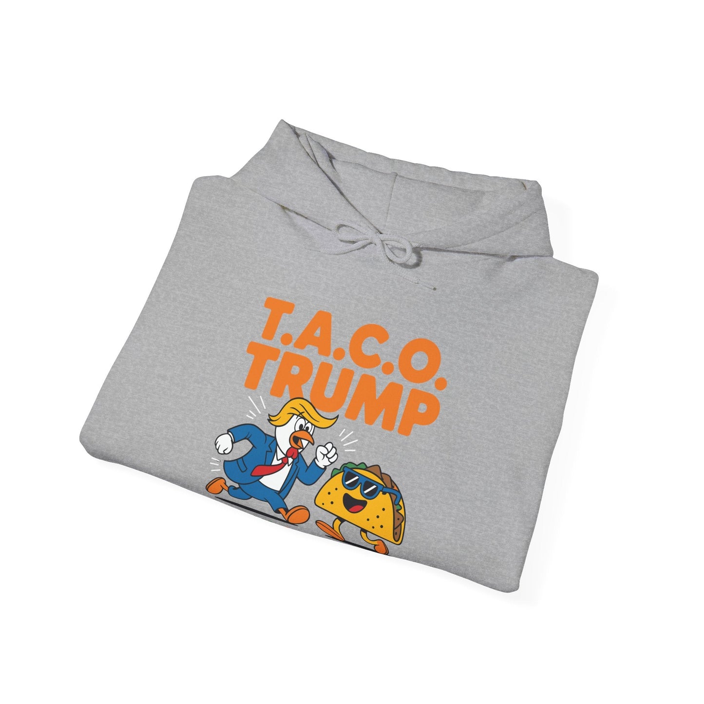 Funny Taco Trump Always Chickens Out T.A.C.O Hoodie