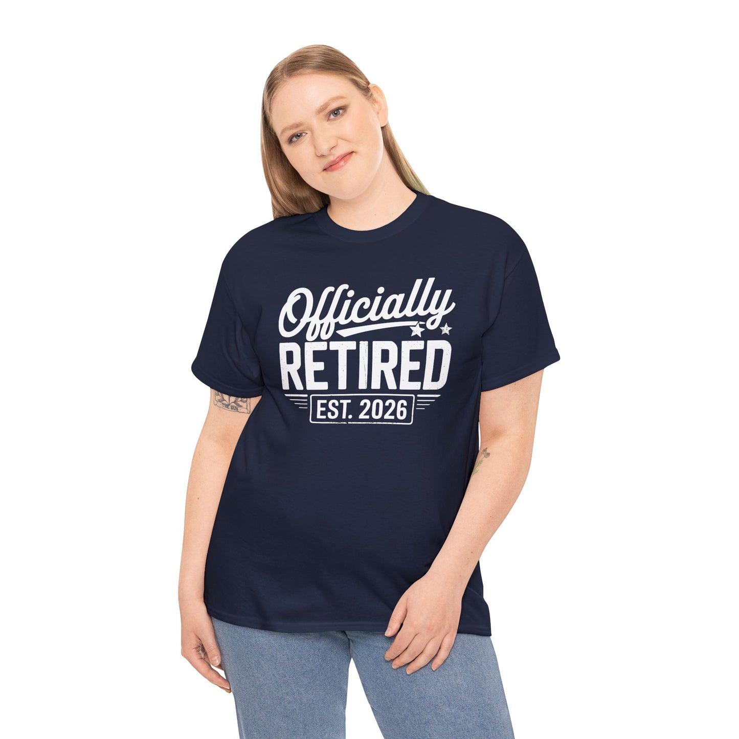 Funny Retirement 2026 Officially Retired Vintage Humor T-Shirt