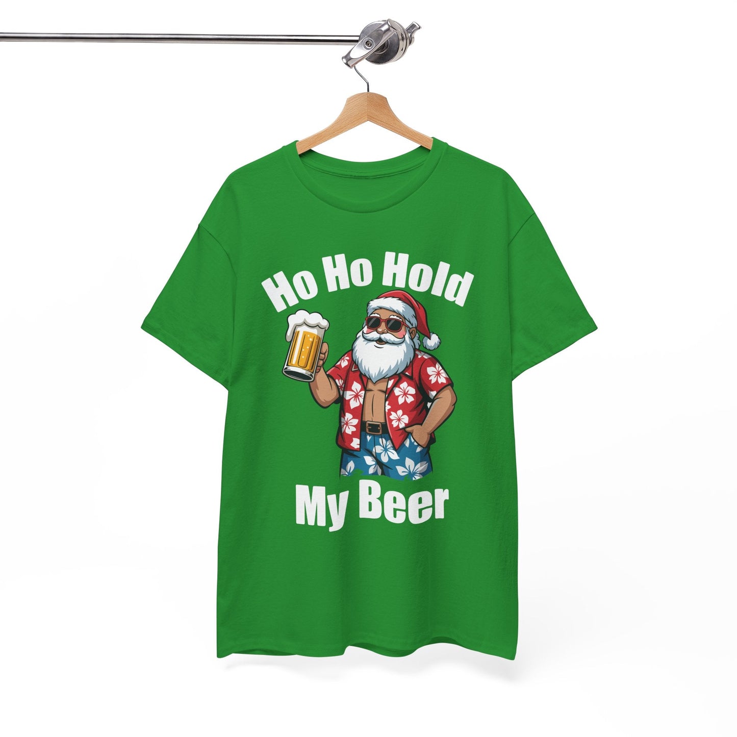 Funny Santa With Sunglasses And Beer Christmas in July T-Shirt