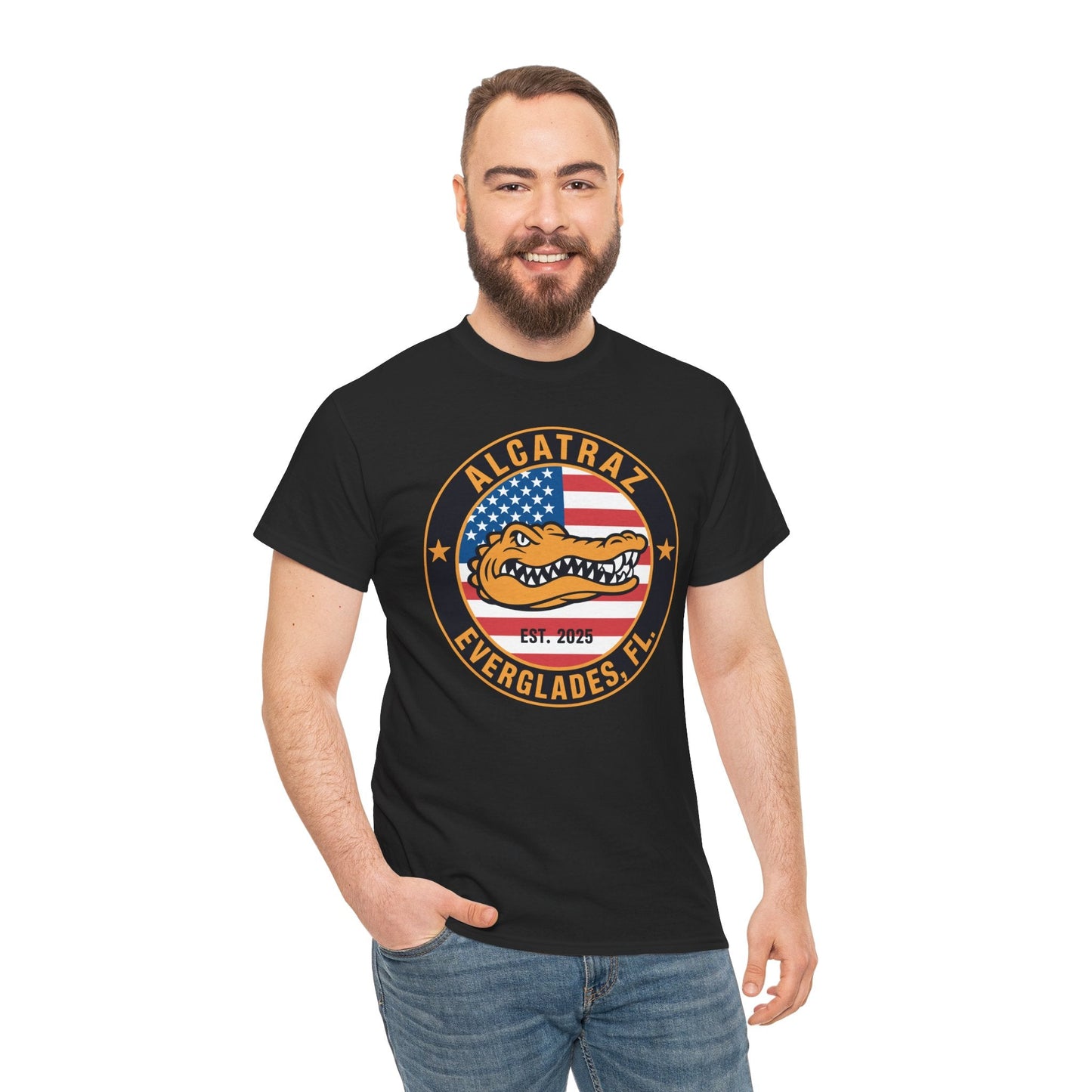 Retro Alcatraz Everglades FL EST 2025 T-Shirt