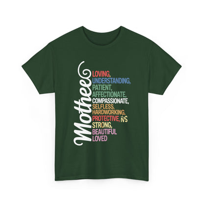 MOTHER Meaning Shirt I Love Mom Mothers Day T-Shirt