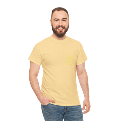 Funny Thumbs Up Emoji Graphic T-Shirt Positive Vibes