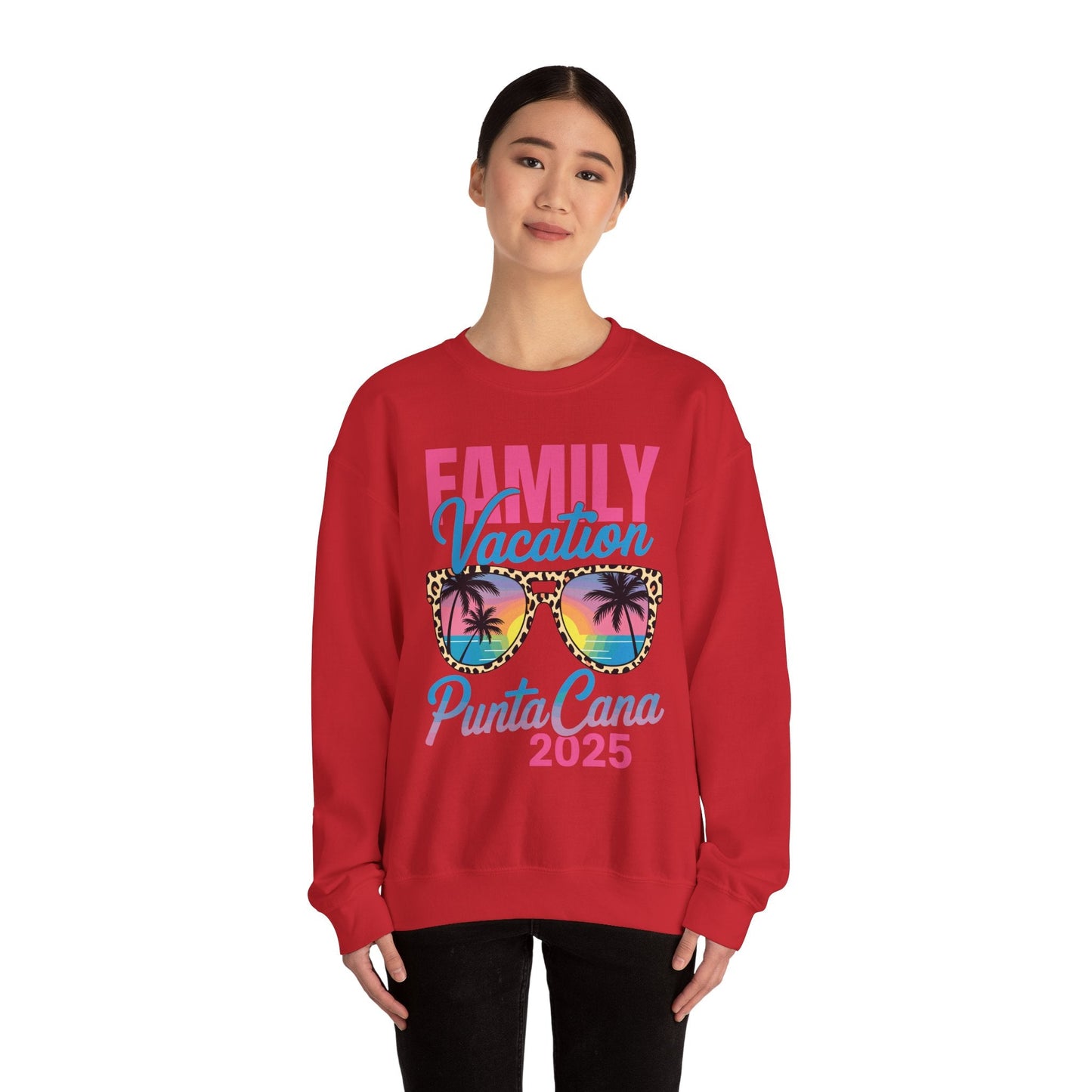 Family Vacation Punta Cana 2025 Matching Holiday Summer Sweatshirt