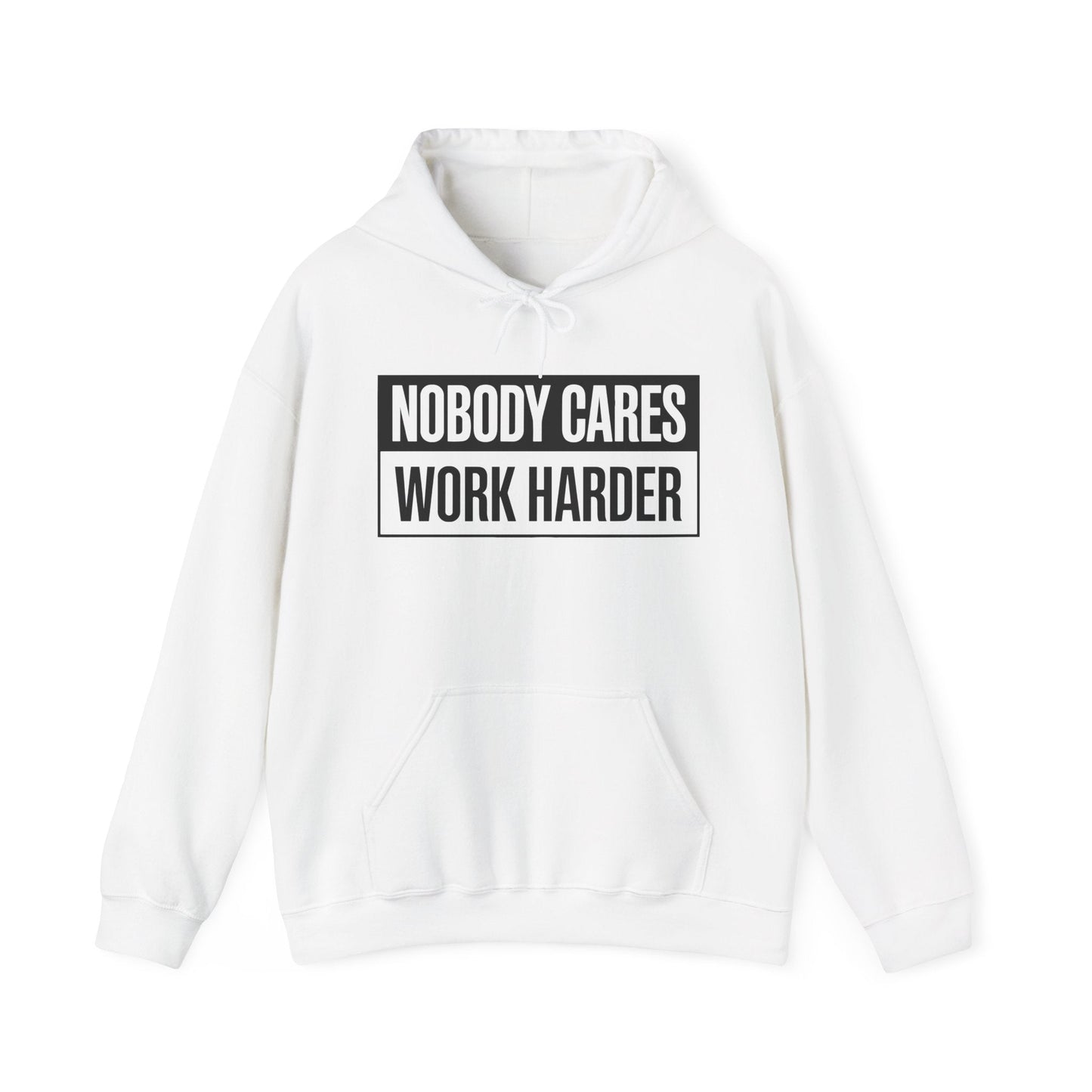 Nobody Cares Work Harder Fitness Workout Gym Gift Hoodie