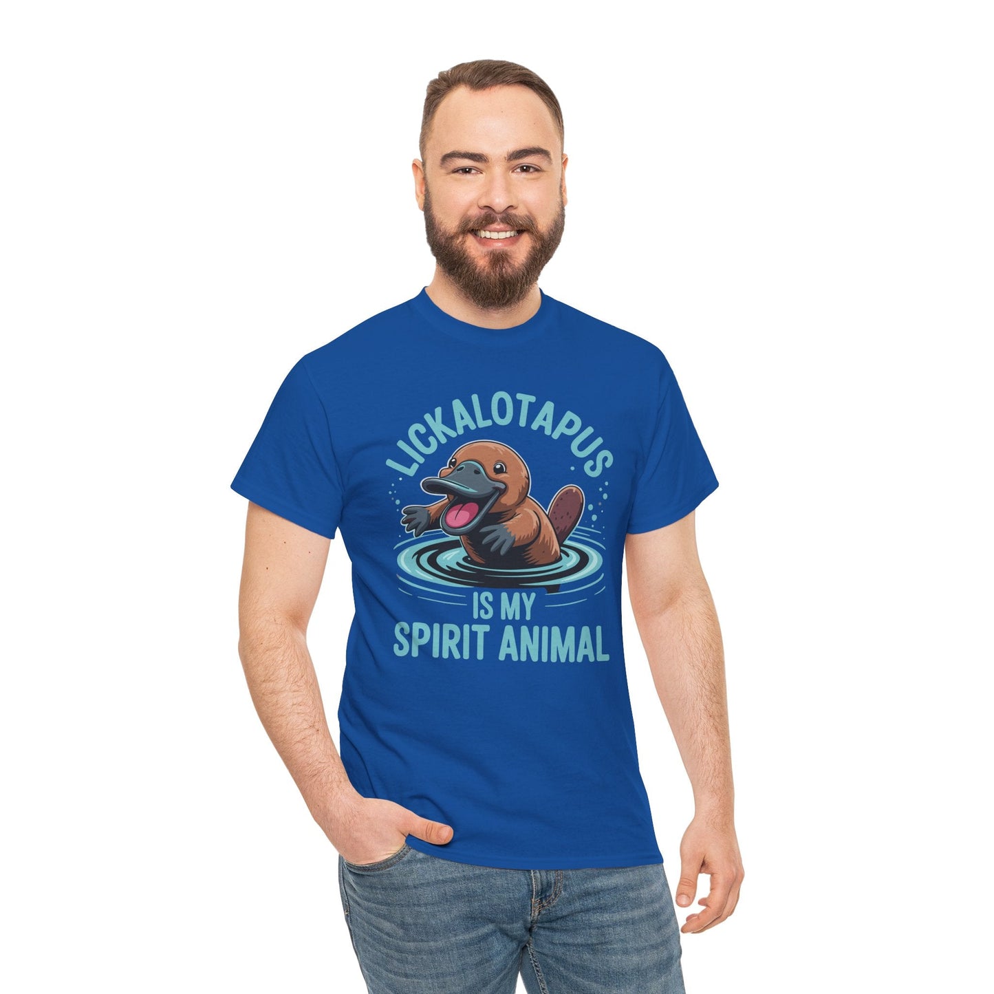 Vintage Funny Lickalottapus Is My Spirit Animal Lovers Meme T-Shirt