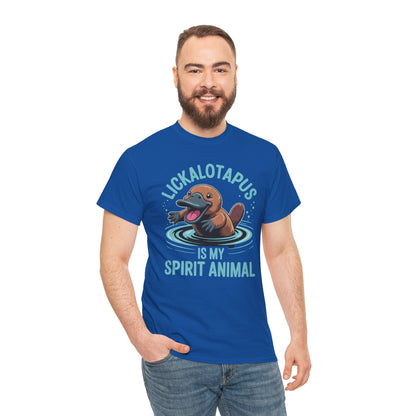 Vintage Funny Lickalottapus Is My Spirit Animal Lovers Meme T-Shirt