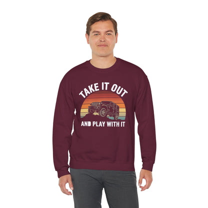 Catch Some Rays Vintage Retro Take It Out And Play Sweatshirt