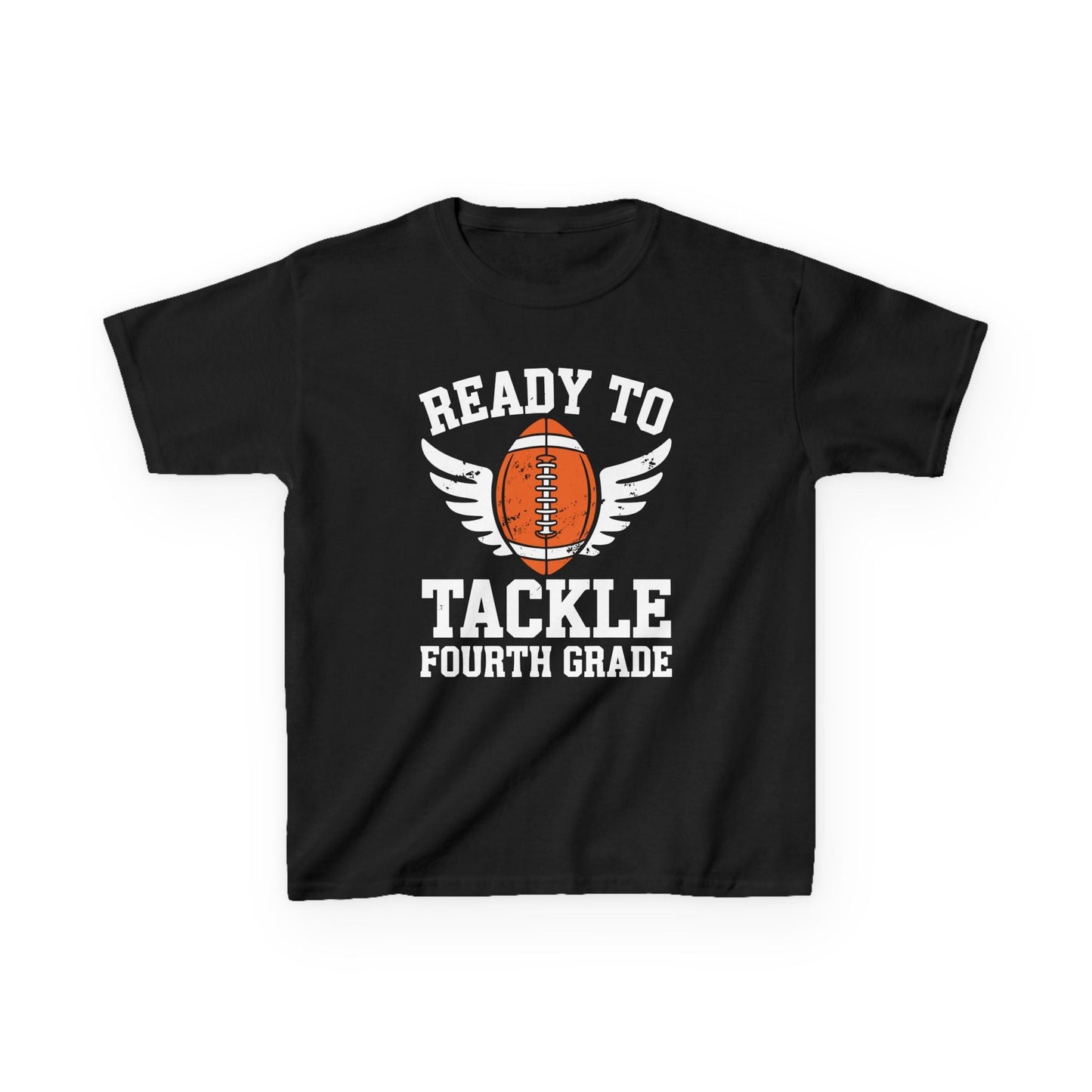 Ready To Tackle Fourth Grade Back To School Football T-Shirt