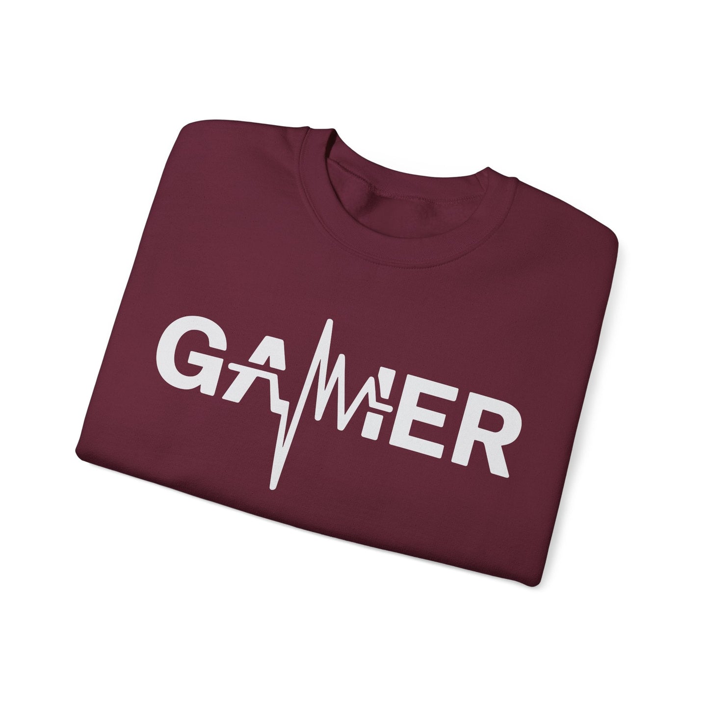 Gamer Heartbeat Video Games Graphic Sweatshirt