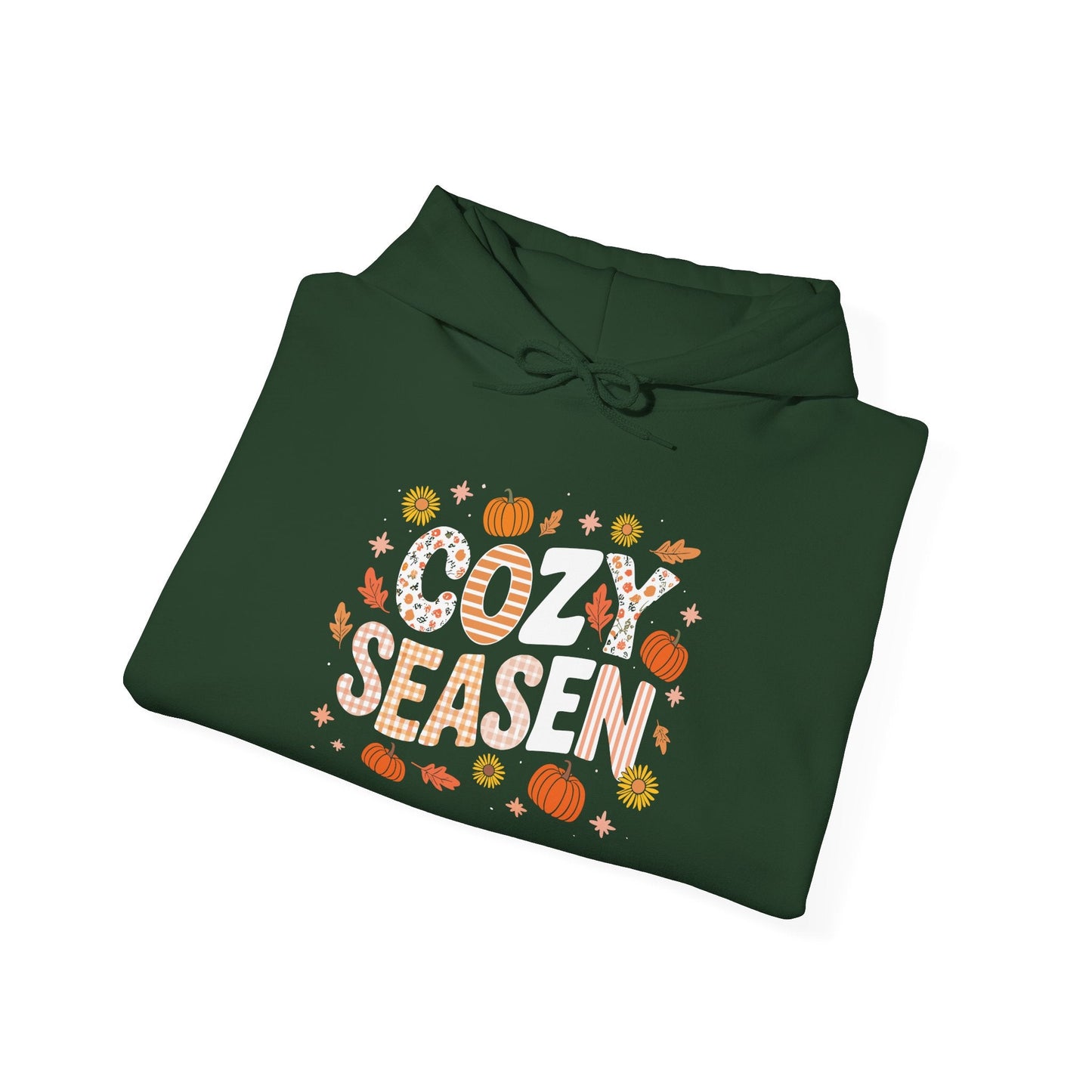 Cozy Season Autumn Fall Vibes Halloween Thanksgiving Pumpkin Hoodie