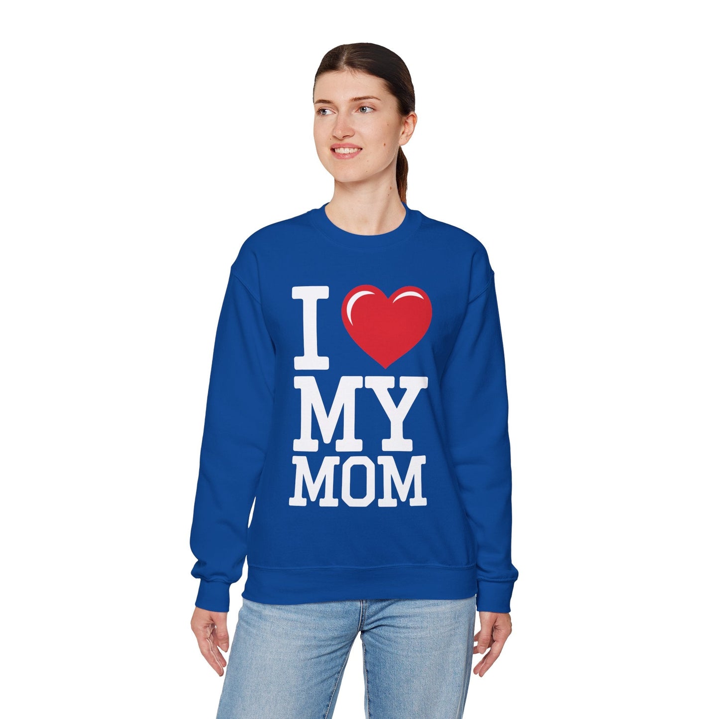 I Love My Mom Mothers Day from Daughter or Son Sweatshirt