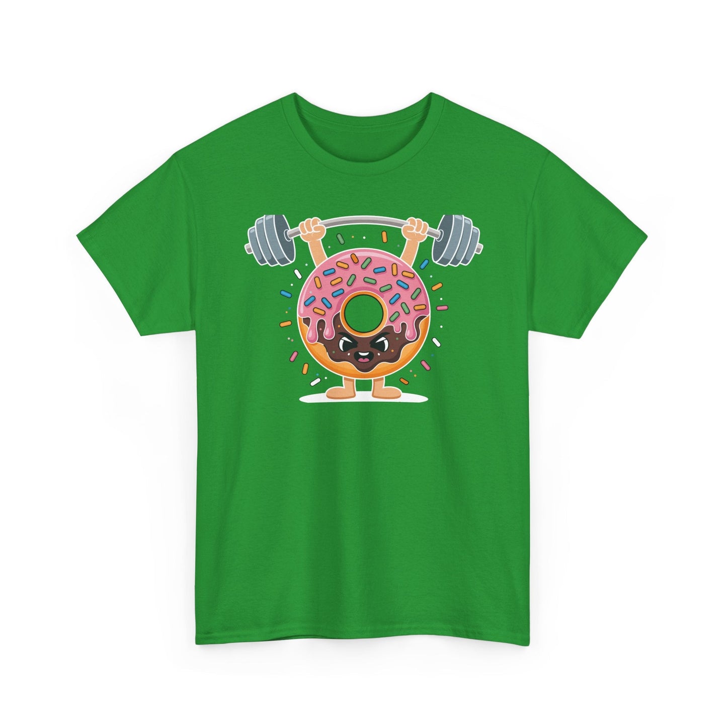 Funny Weightlifing Fitness Workout Gym Donut Lover T-Shirt