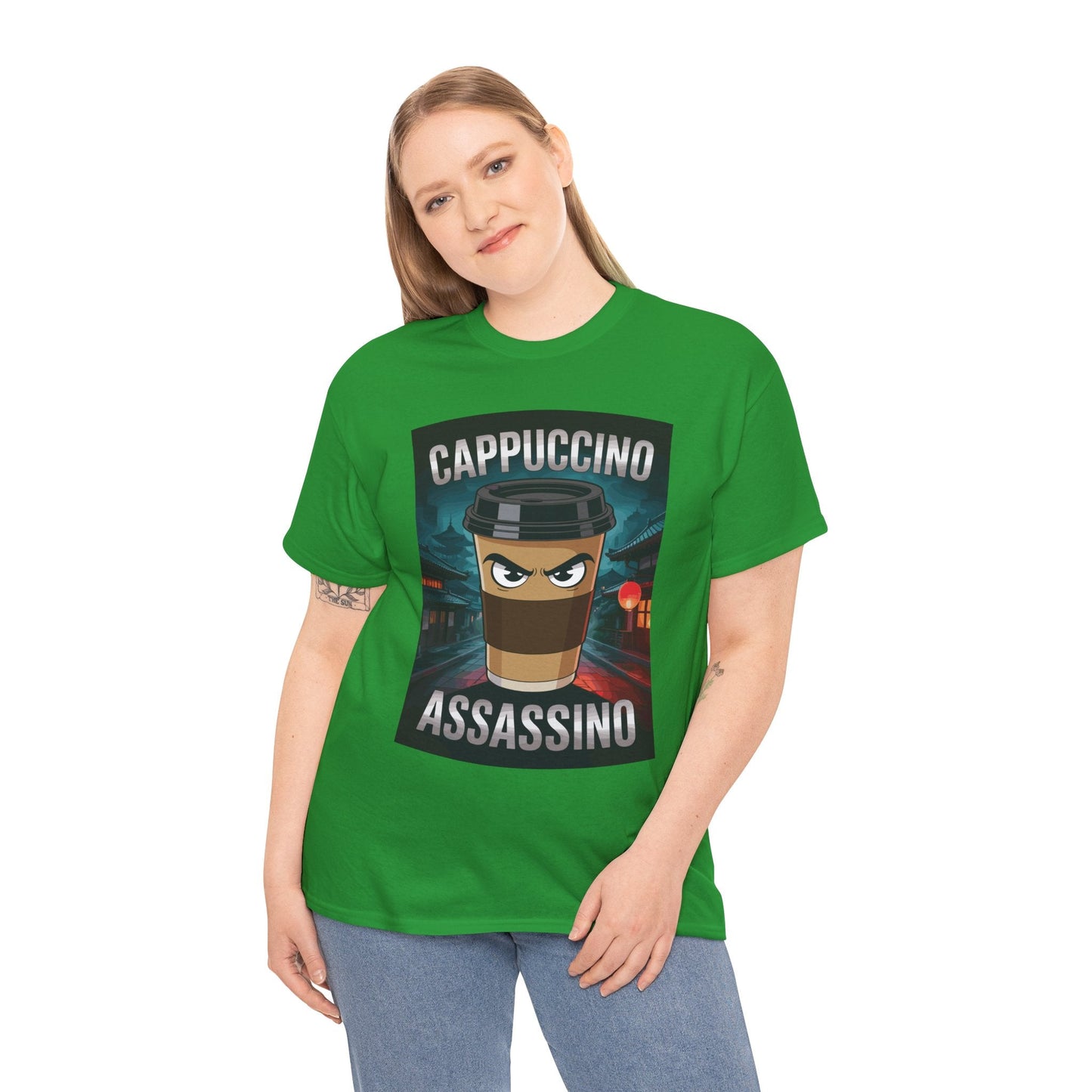 Cappuccino Assassino Coffee Lovers Italian Brainrot Meme T-Shirt