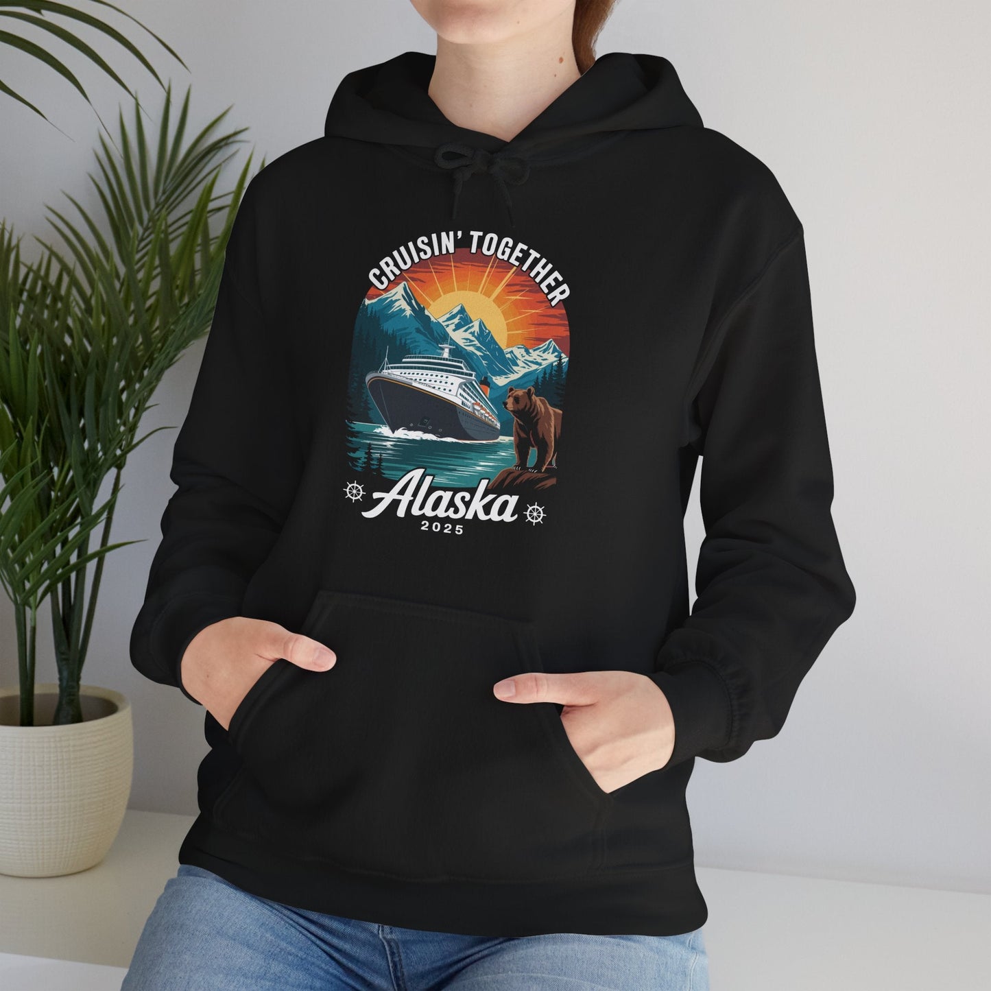 Cruisin Together Alaska 2025 Family Friend Alaska Cruise Hoodie