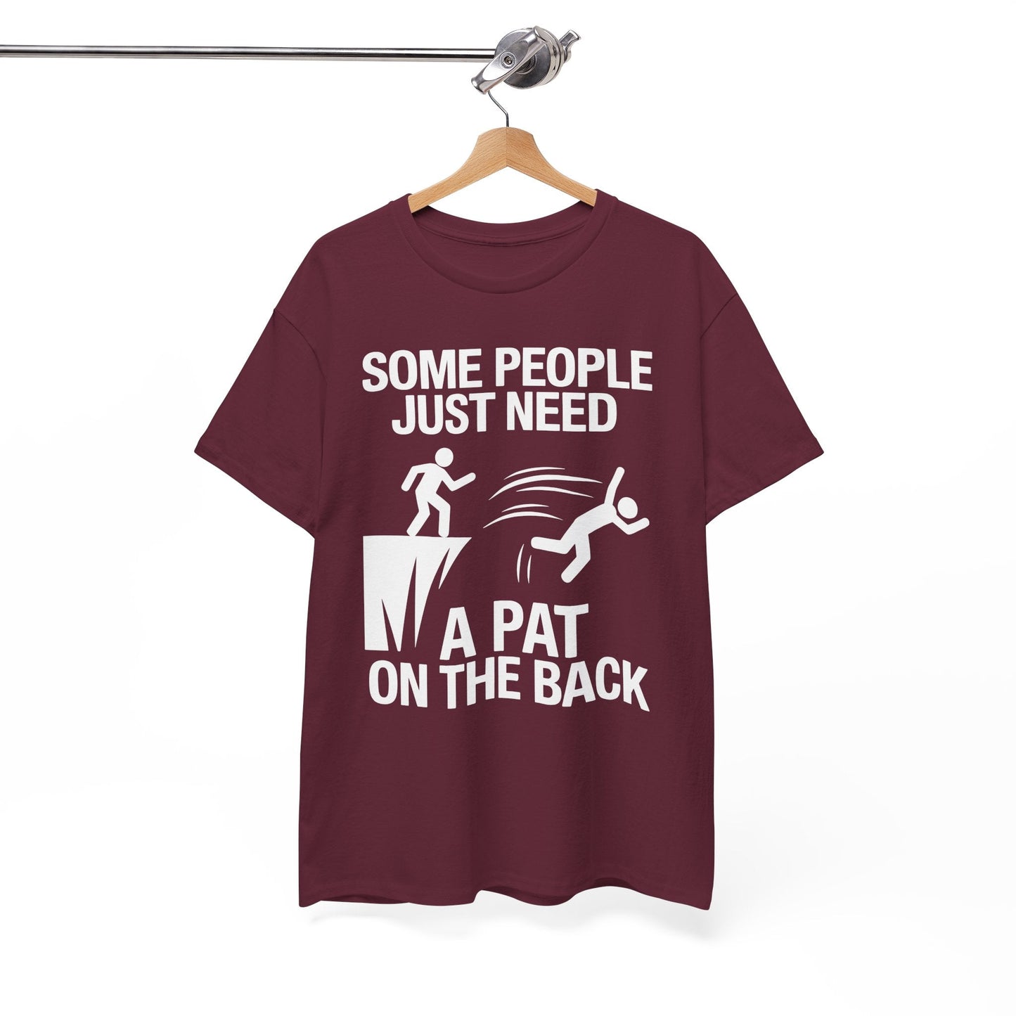 Funny Pat On The Back Adult Sarcastic Design T-Shirt