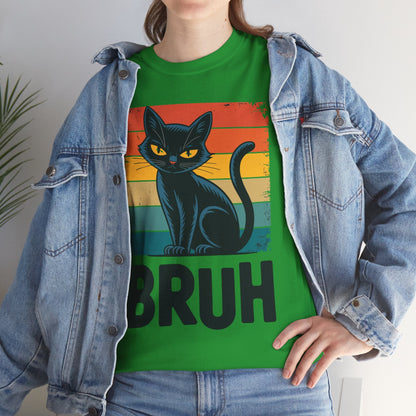 Funny Cat Bruh For Teens Boys Girls Men Women Meme Graphic T-Shirt