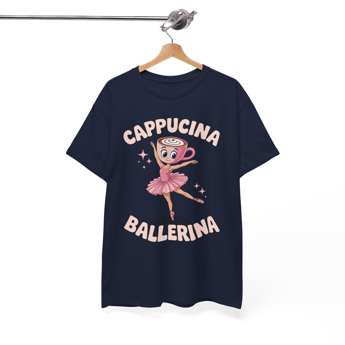Funny Ballerina Cappuccina Coffee Dance Lovers Italian Meme T-Shirt