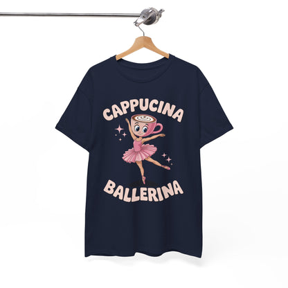 Funny Ballerina Cappuccina Coffee Dance Lovers Italian Meme T-Shirt