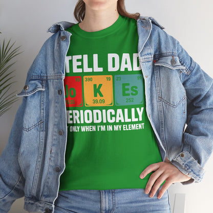 I Tell Dad Jokes Periodically Element Vintage Father's Day T-Shirt