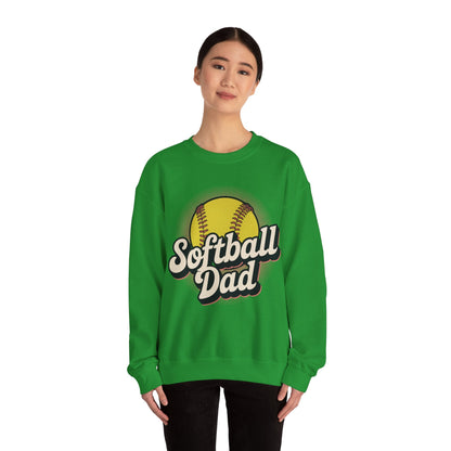 Funny Fathers Day Softball Dad Gift From Daughter Son Wife Sweatshirt