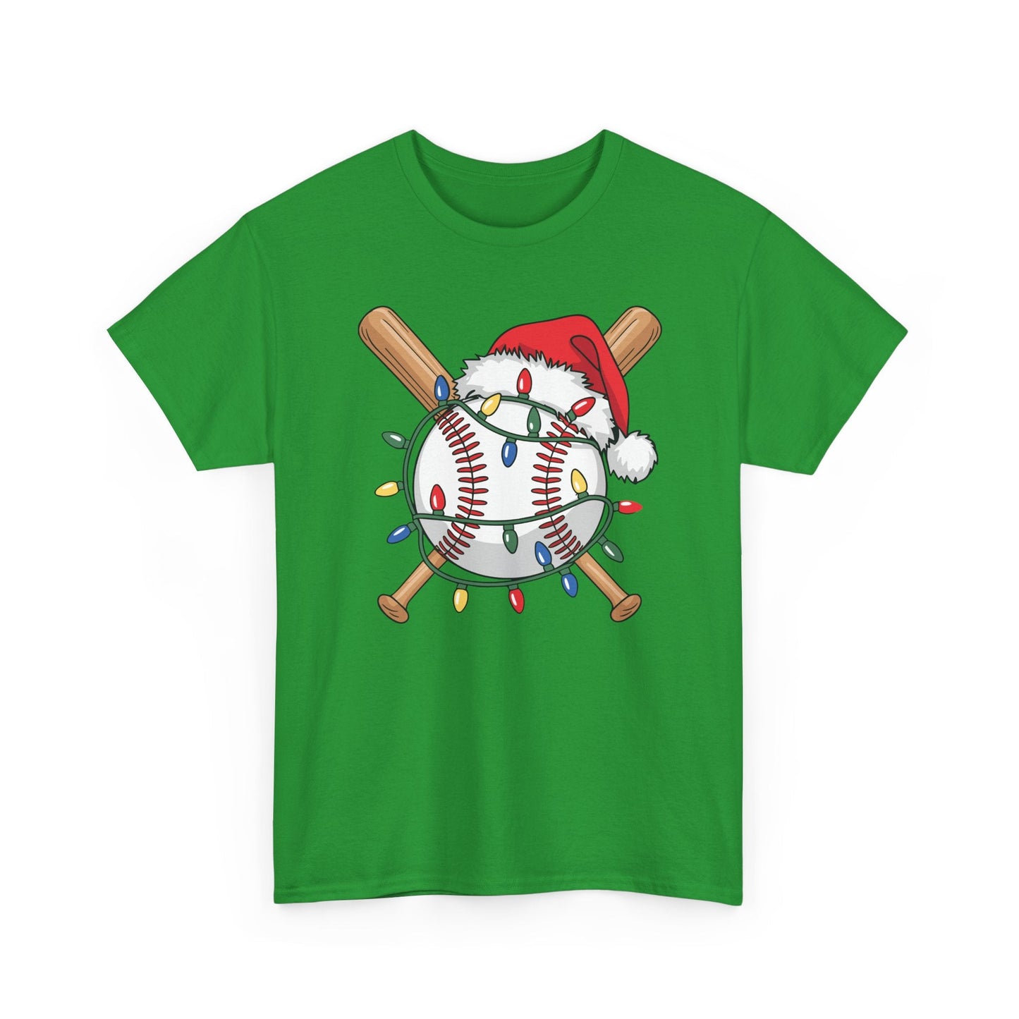 Santa Sports Design For Men Boys Christmas Baseball Player T-Shirt