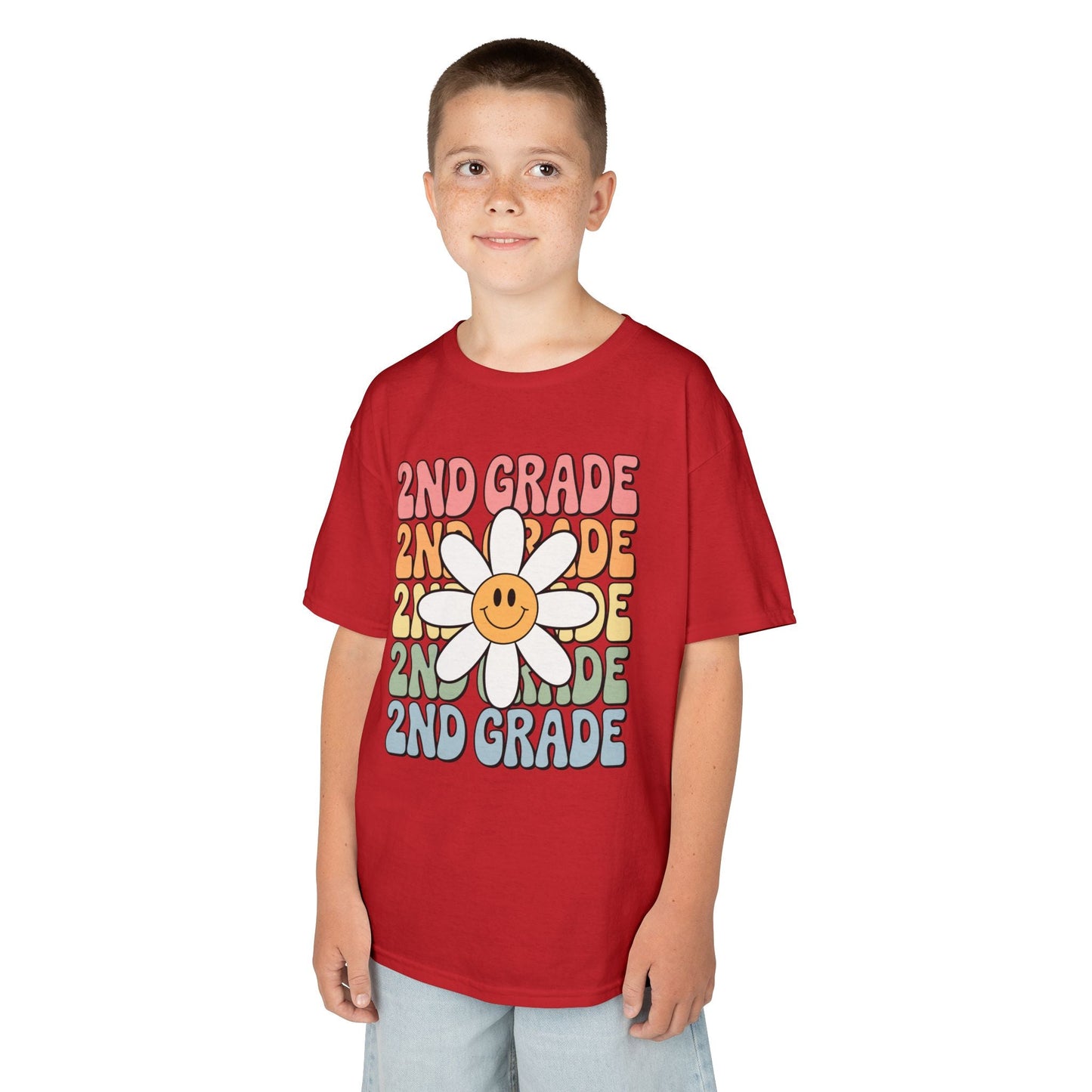 Groovy 2nd Grade Back To School First Day of Second Grade T-Shirt