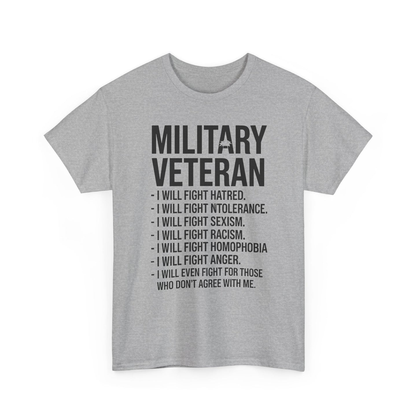 Military Veterans Against Trump 2025 Fight USA Election T-Shirt