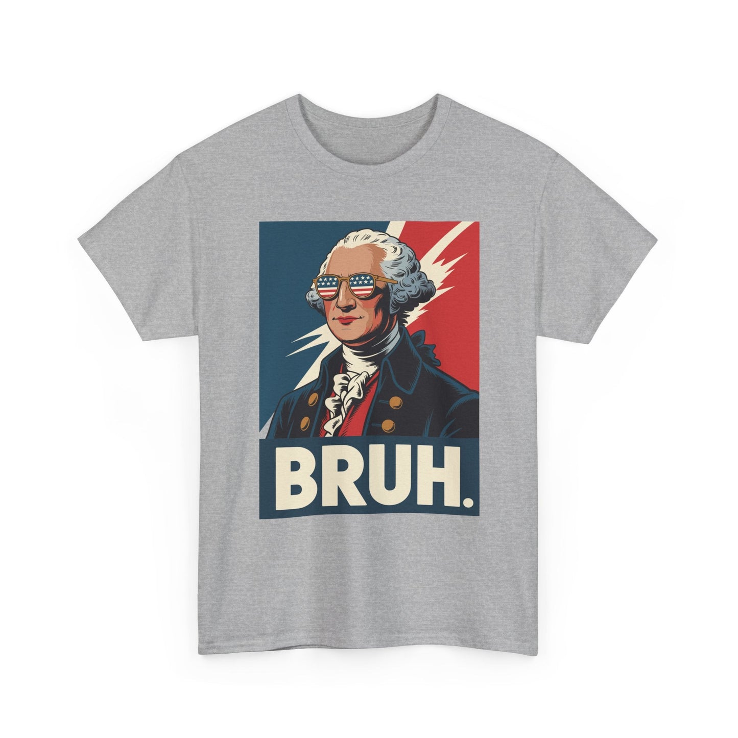 4th Of July 2025 George Washington Bruh. Meme Patriotic T-Shirt