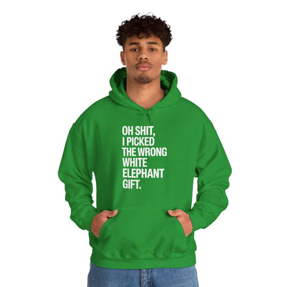 Oh Shit Funny White Elephant Gifts for Adults Under 15 20 Hoodie