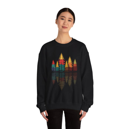 Nature Reflection Forest Trees Outdoor Wildlife Sweatshirt