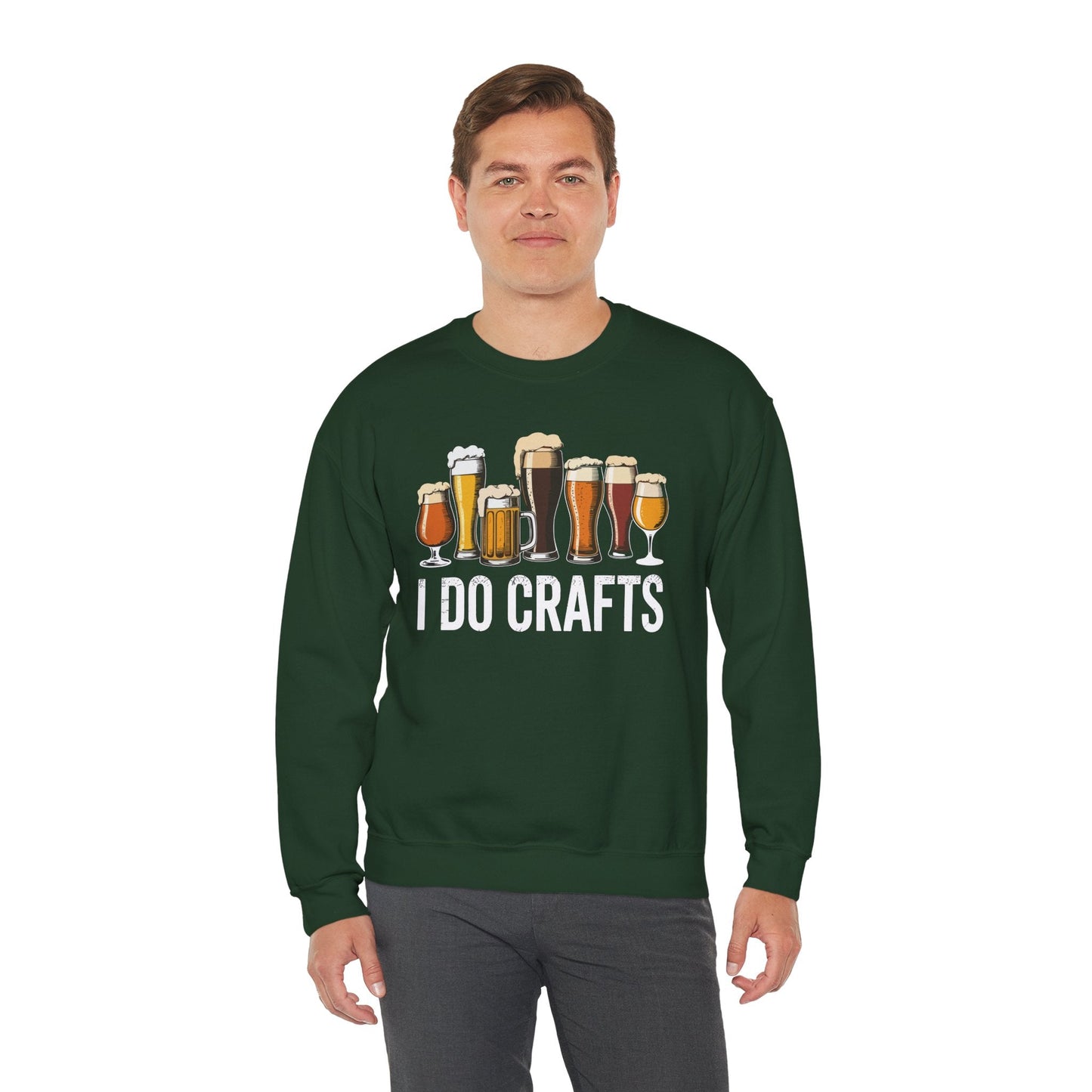 Craft Beer Vintage I Do Crafts Home Brew Art Sweatshirt