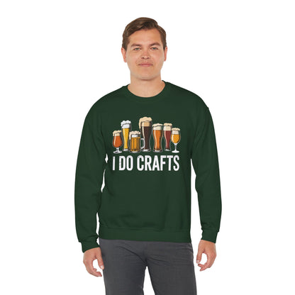 Craft Beer Vintage I Do Crafts Home Brew Art Sweatshirt