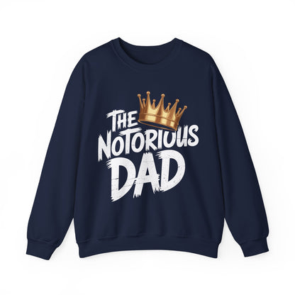 Old School Funny Hip Hop Fathers Day Notorious Dad Sweatshirt