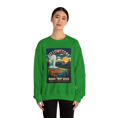 Yellowstone Family Road Trip 2025 National Park Outdoor Sweatshirt