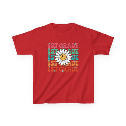 Groovy 1st Grade Back To School First Day of First Grade T-Shirt