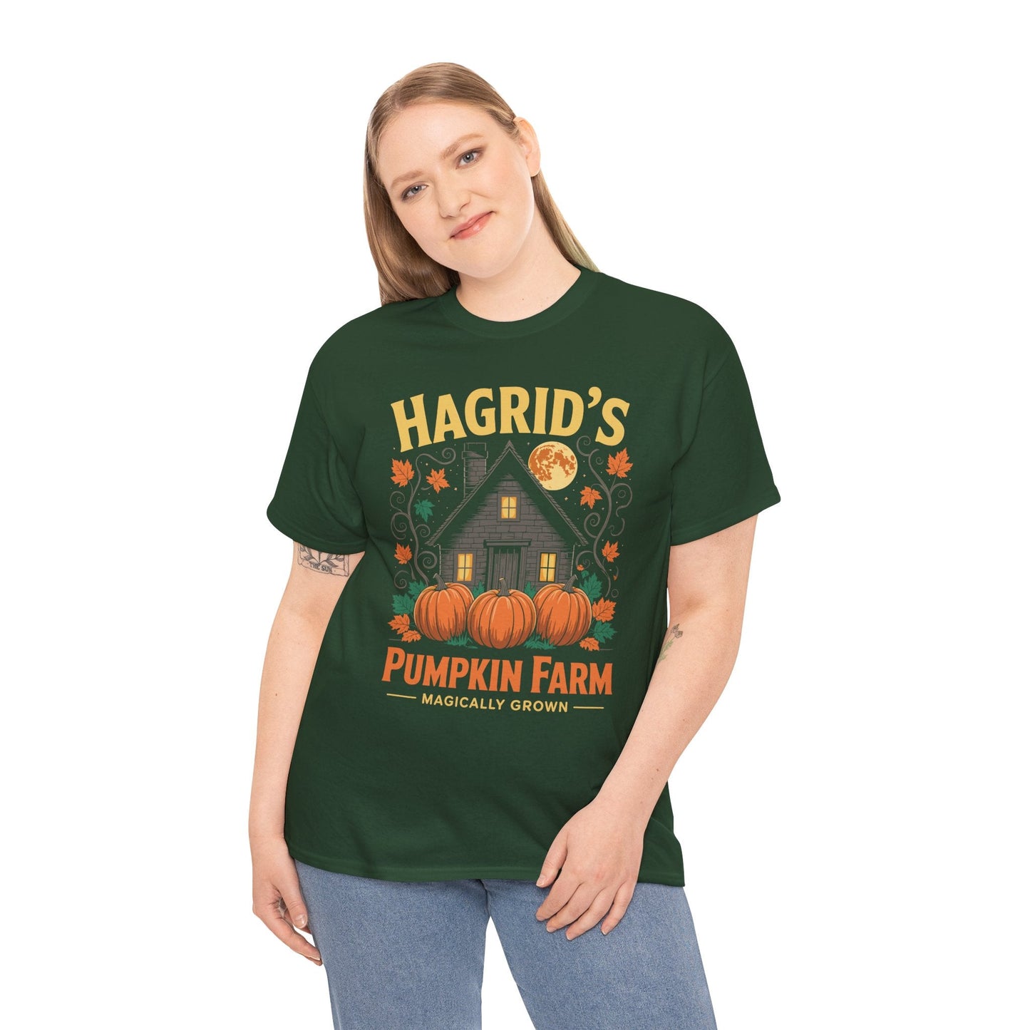 Hagrids Pumpkin Farm Spooky Season Halloween Fun T-Shirt