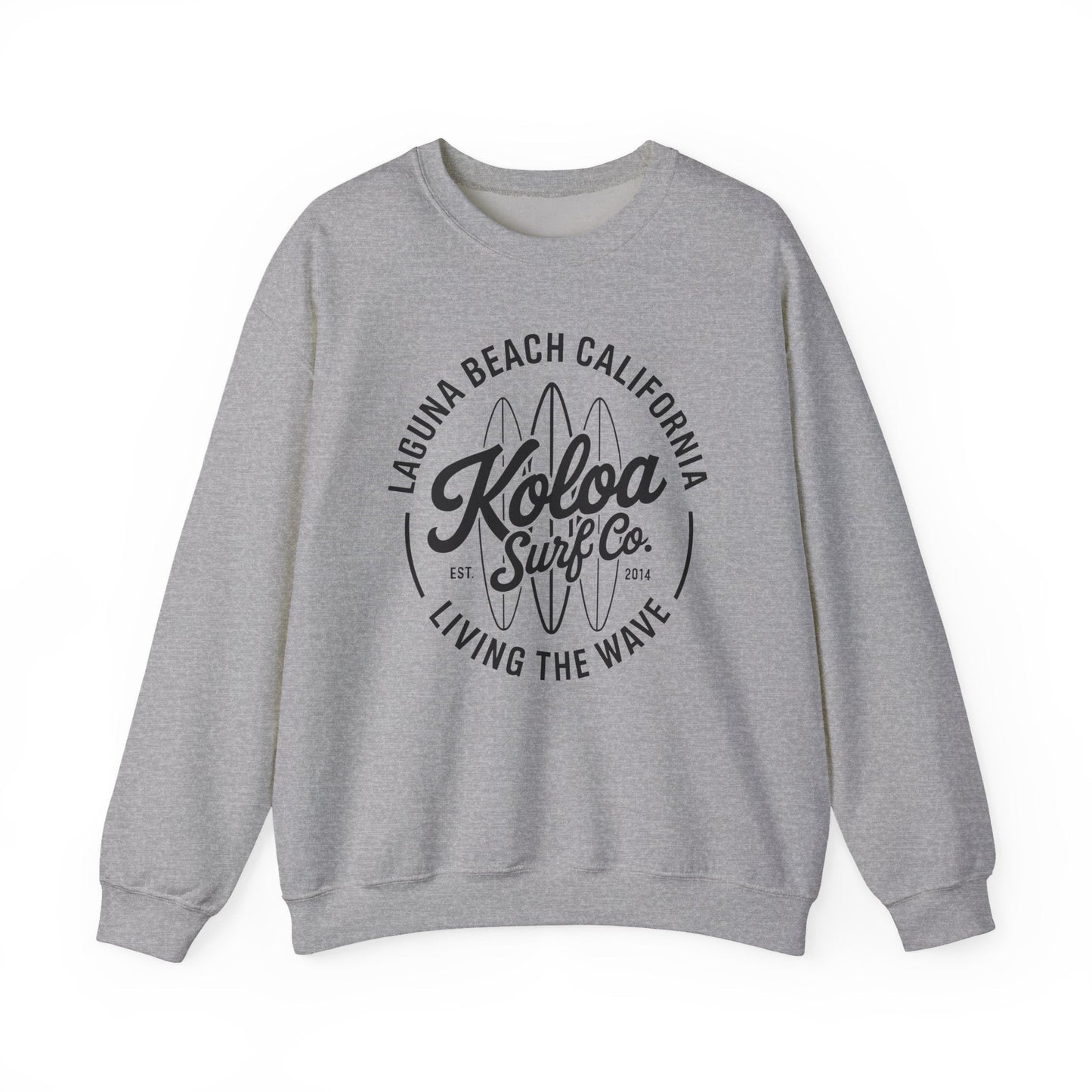 Koloa Surf Laguna Boards Logo Lightweight, Graphic Sweatshirt