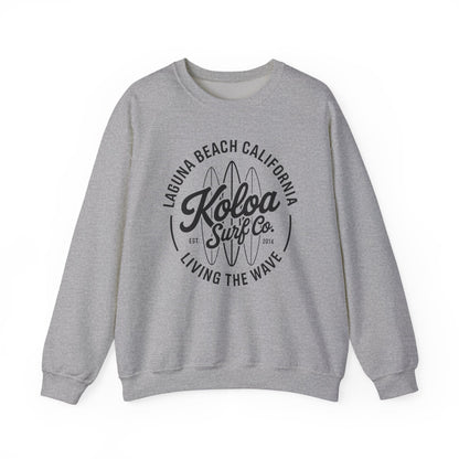 Koloa Surf Laguna Boards Logo Lightweight, Graphic Sweatshirt