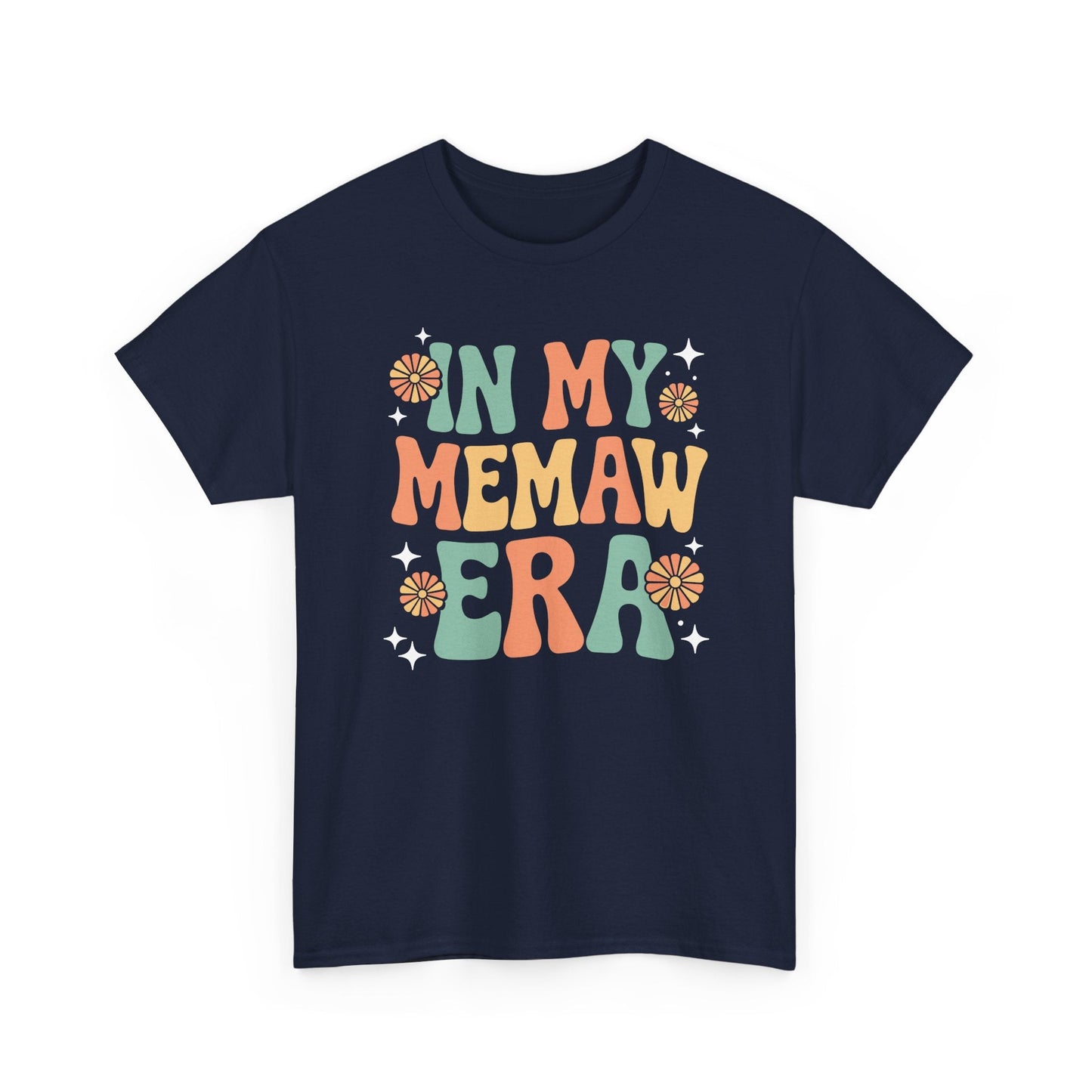In My Memaw Era Funny Sarcastic Groovy Retro Mothers Day T-Shirt
