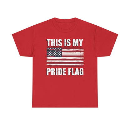 This Is My Pride Flag USA American 4th of July Patriotic T-Shirt