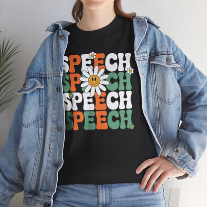 Speech Therapy Retro Speech Language Pathologist Therapist T-Shirt