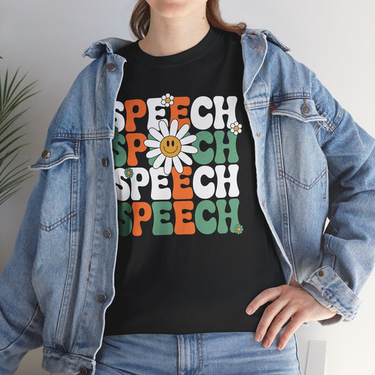 Speech Therapy Retro Speech Language Pathologist Therapist T-Shirt