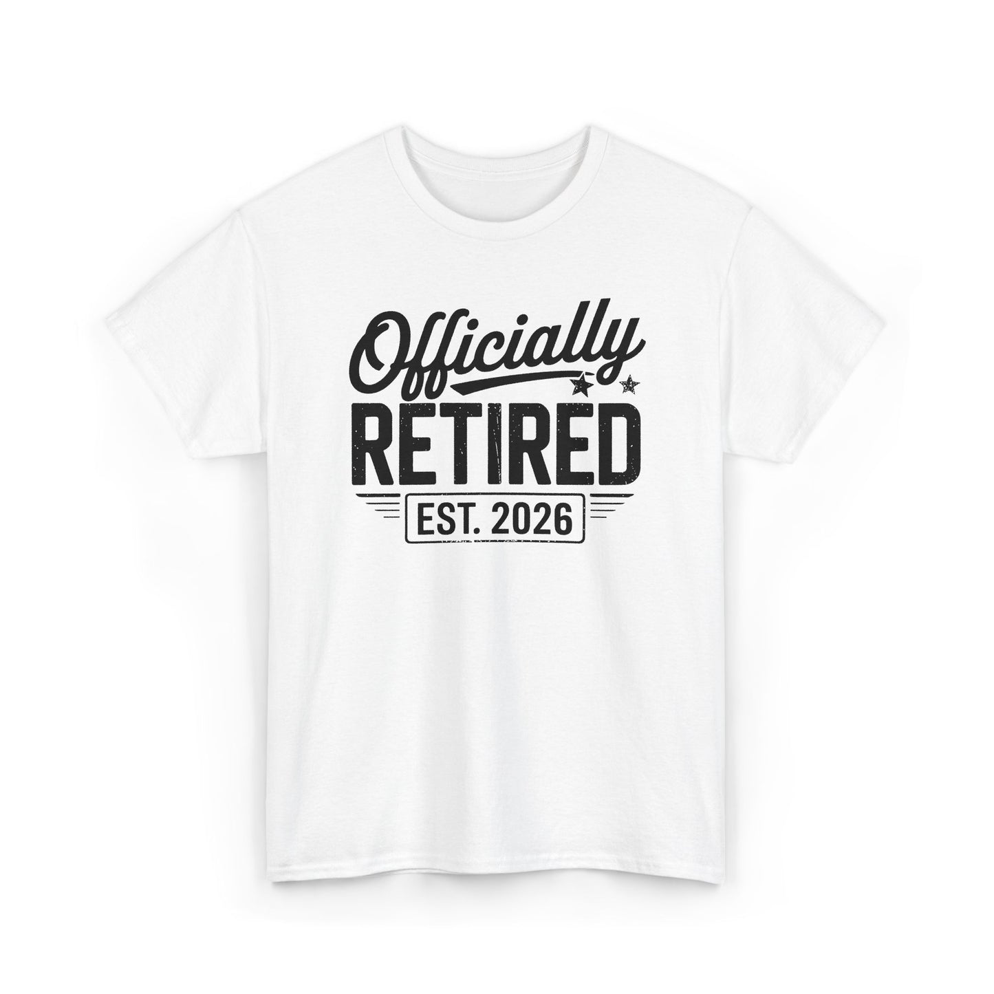 Funny Retirement 2026 Officially Retired Vintage Humor T-Shirt