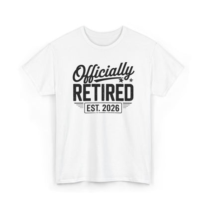 Funny Retirement 2026 Officially Retired Vintage Humor T-Shirt