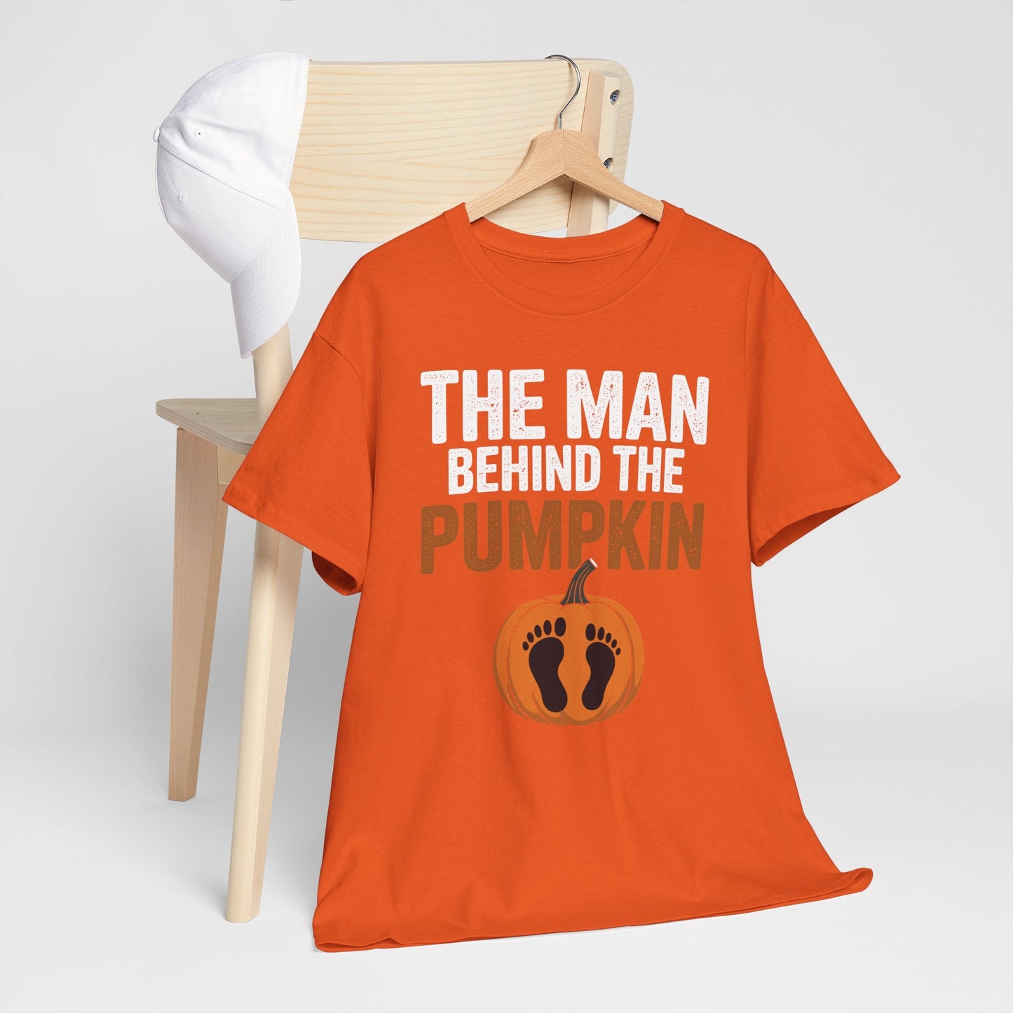 Pregnant Thanksgiving Costume for Dad Expecting Lil Pumpkin T-Shirt