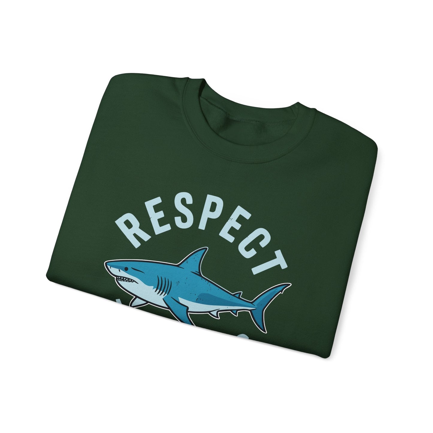 Respect The Locals Shark Ocean Animal Rights Biology Life Sweatshirt