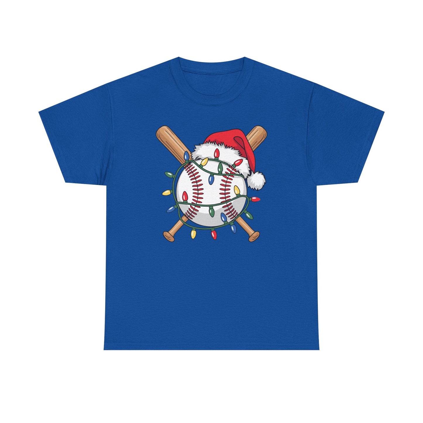 Santa Sports Design For Men Boys Christmas Baseball Player T-Shirt