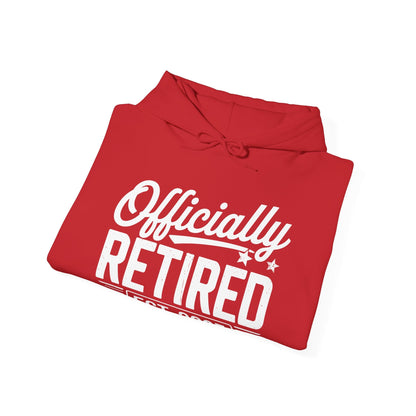Funny Retirement 2025 Officially Retired 2025 Vintage Humor Hoodie