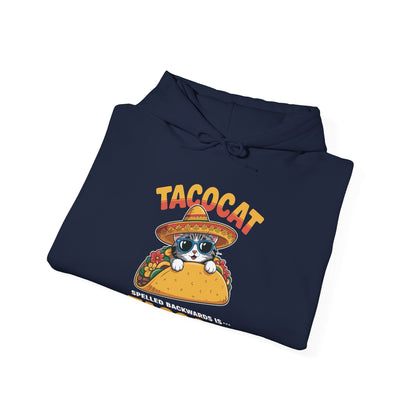 Tacocat Spelled Backwards Taco Cat Cinco De Mayo Hoodie Men Women