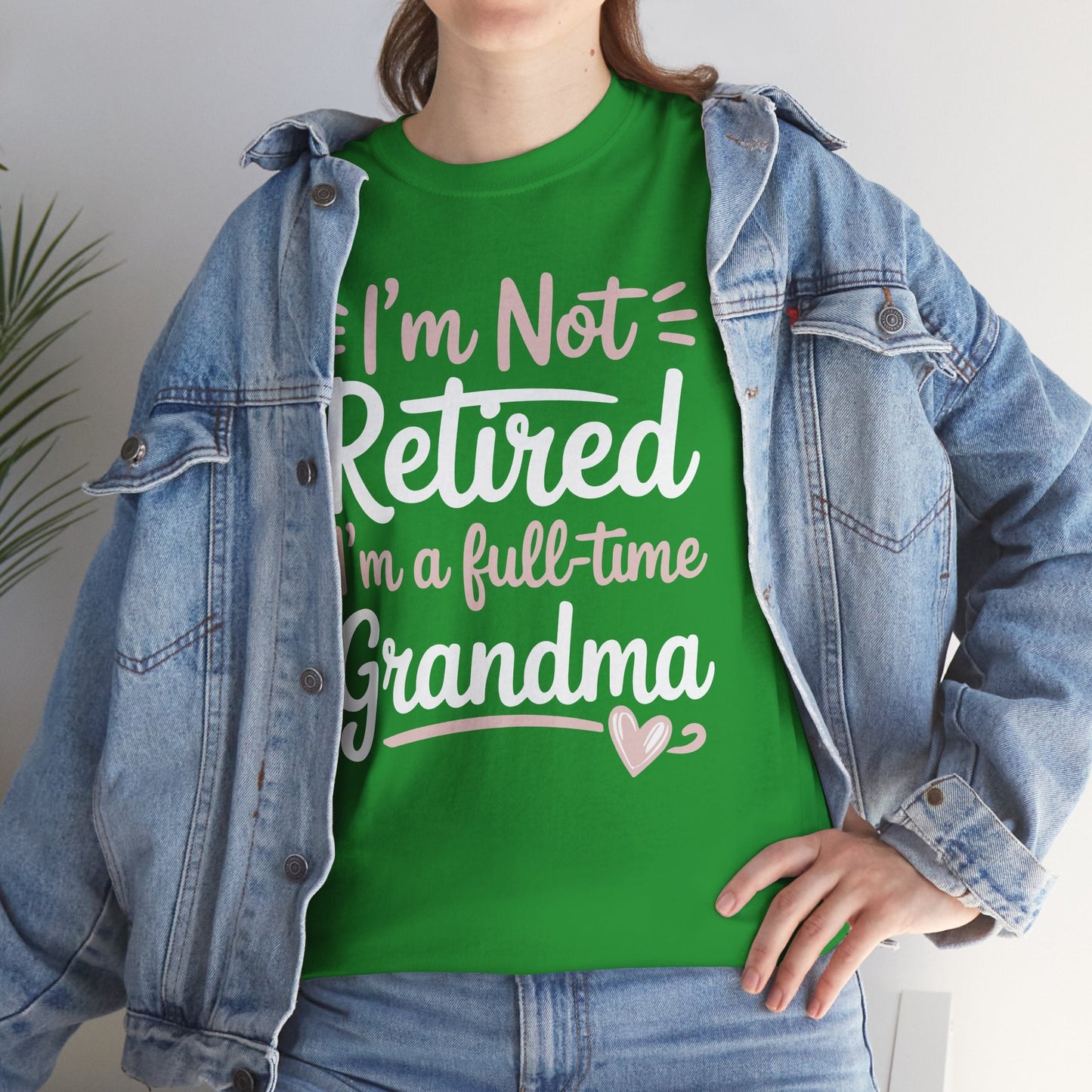 Fancy Grandma Mothers Day Birthday Christmas Gifts I'm Not Retired I'm A Full-Time Grandma Women's T-Shirt